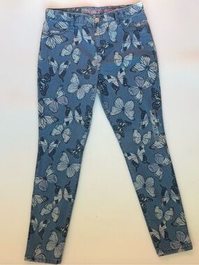 The Children’s Place Butterfly All Over Print Jeggings Size 16 Stretch